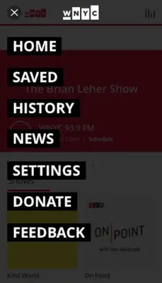WNYC android App screenshot 0
