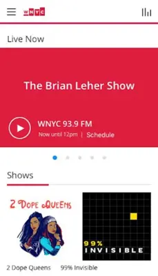 WNYC android App screenshot 1